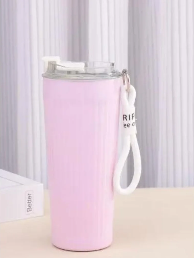76243052, Ribbed Coffee Cup 550ml- Asstd