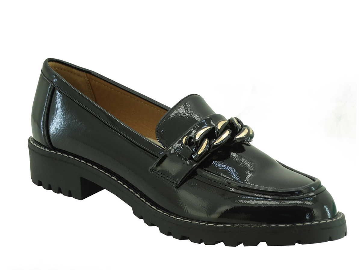 82201301, Pierre Dumas, Anessa-1 - Women's Shoes Black Patent 7-11