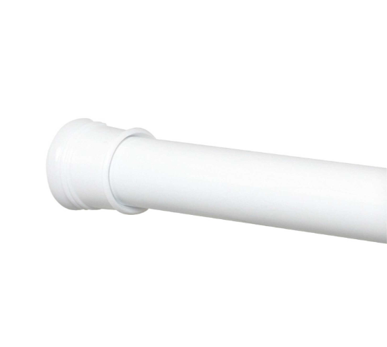 Popular Bath Nichole Shower Tension Rod (42X72 IN White)