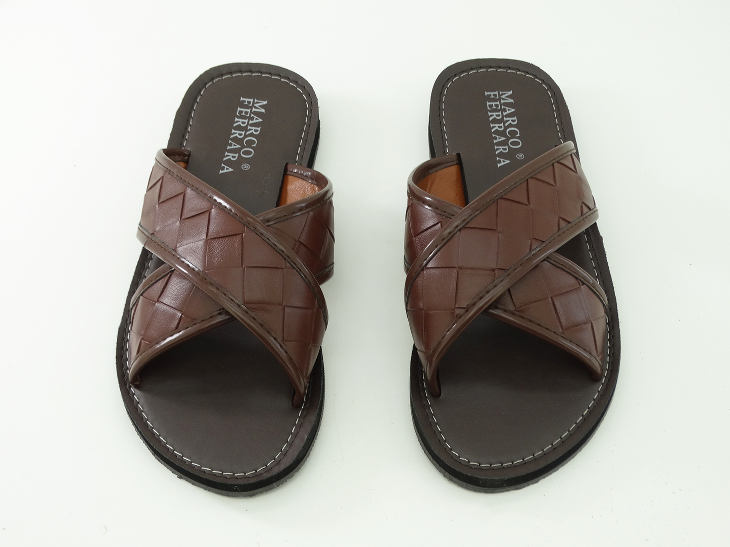 91619102, Marco Ferrara, Ricky-8 - Men's Slipper - Brown