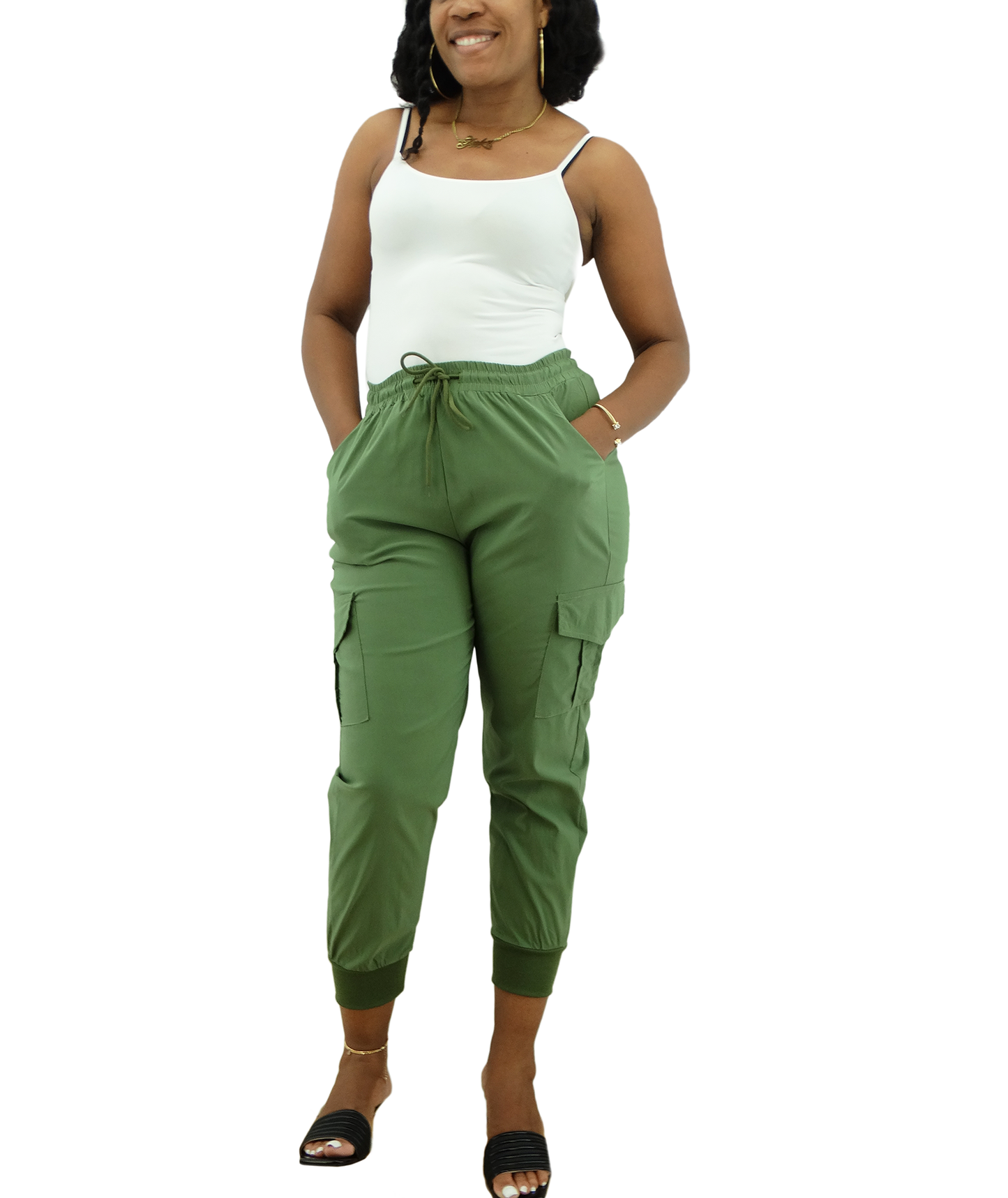 AS179, Cozzi, Women's Cargo Pants-Asstd -( S-XL)
