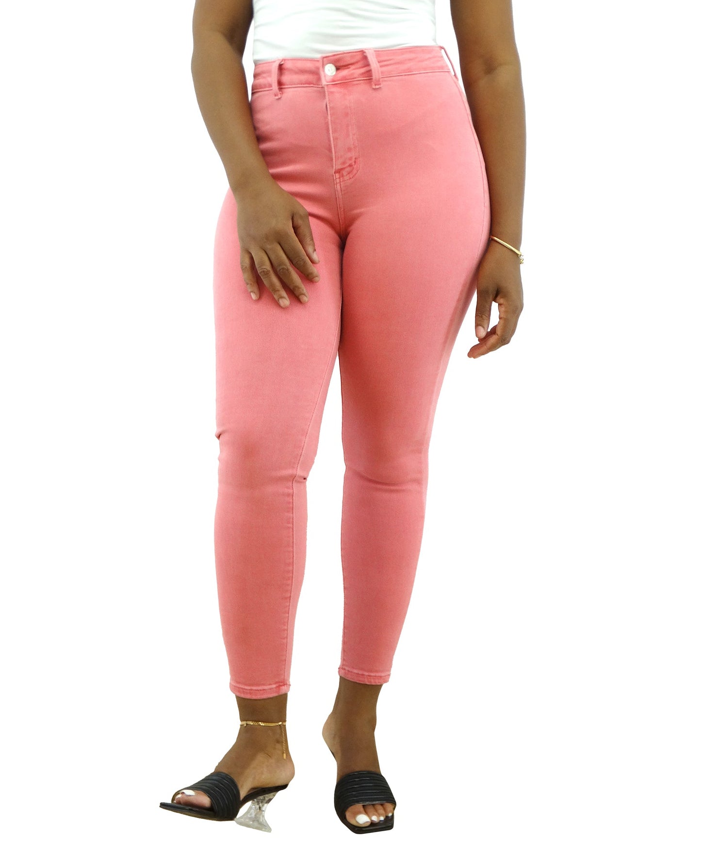 AS230B, Cozzi, Women's Skinny Stretch Jeans- 3/4-13/14