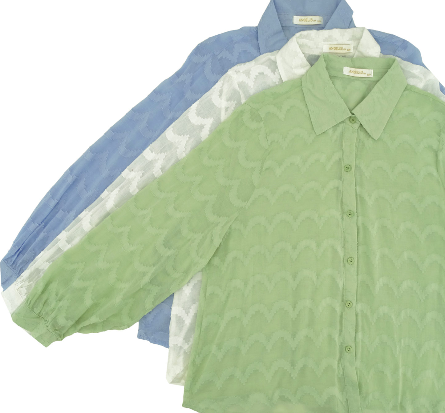 AU236558, Angelus  Ladies  L/Sleeve Shirt Top S-XL