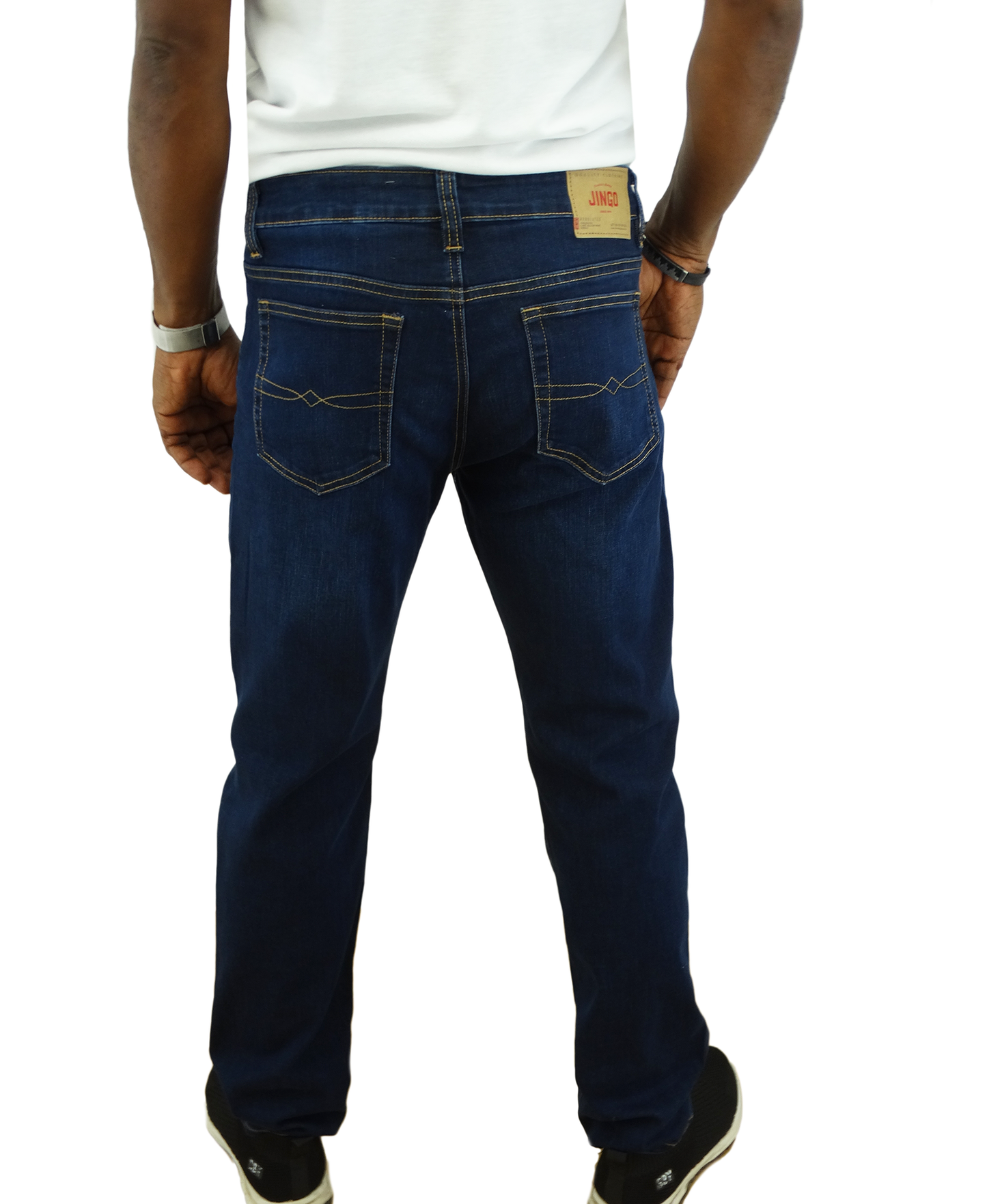 BJ101D87, Jingo Men's Jeans Pants -32-42