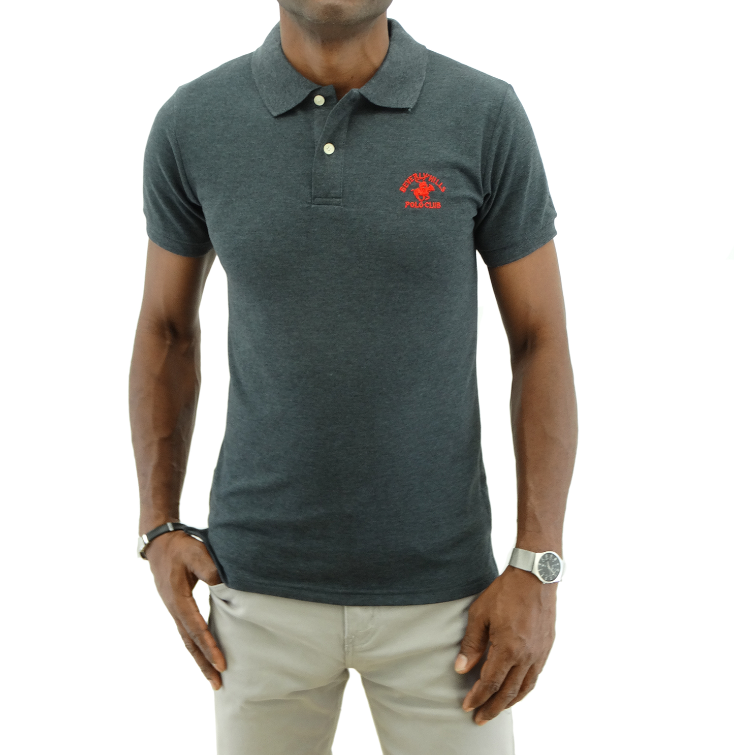 BMK10002, Beverly Hills - Men's Short Sleeve Polo Shirt