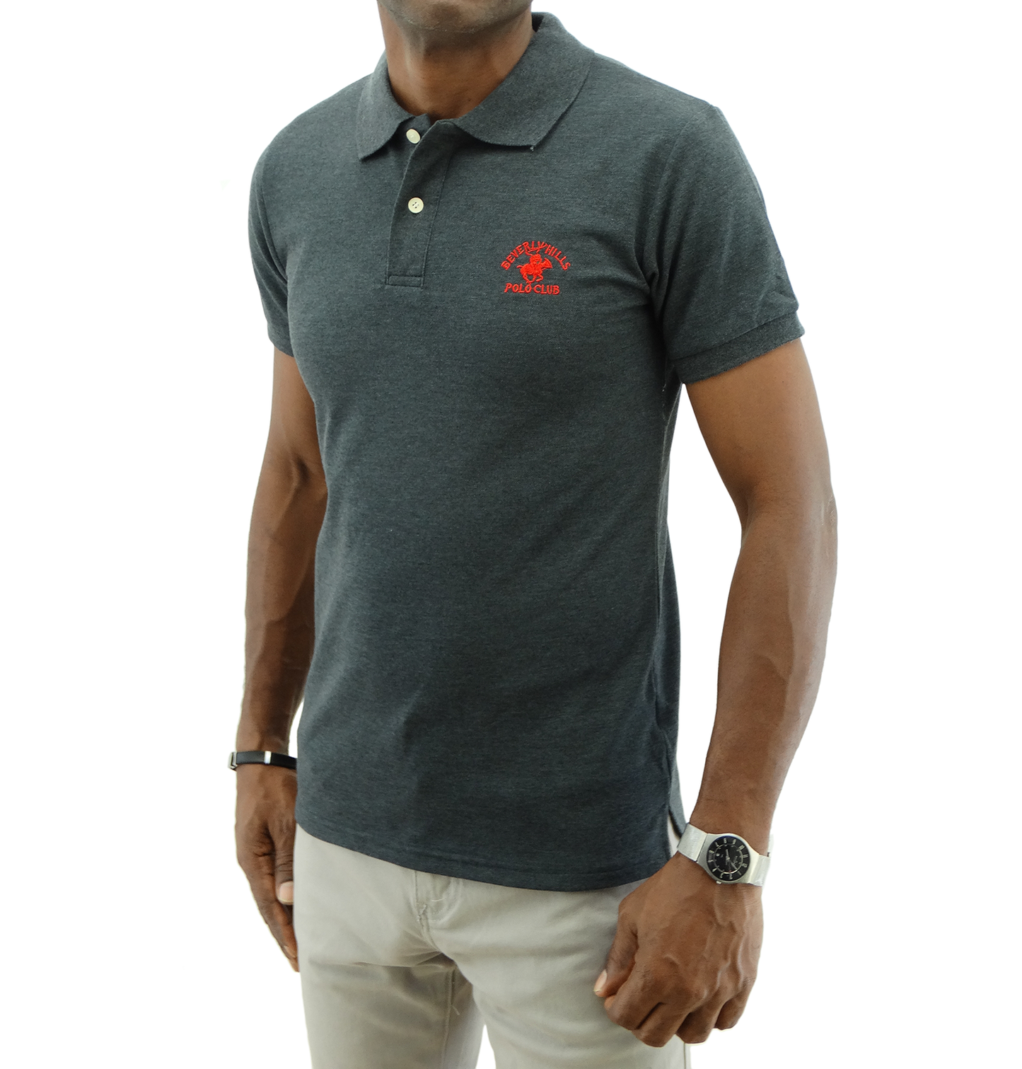 BMK10002, Beverly Hills - Men's Short Sleeve Polo Shirt