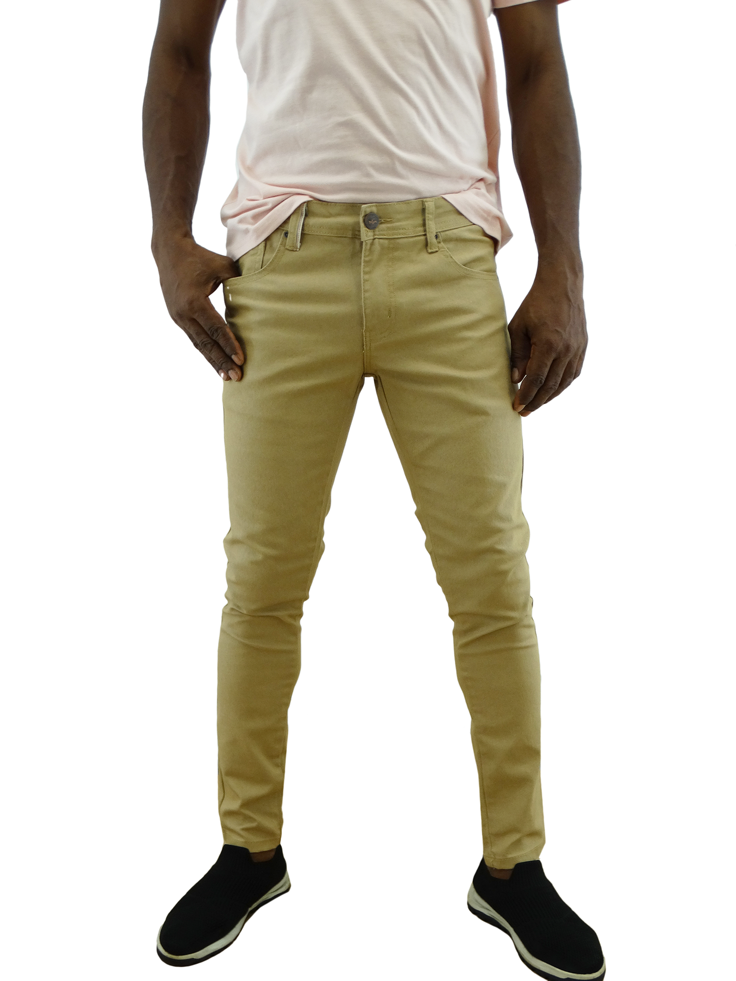 BMP61101, Beverly Hills - Men's Casual Slim Fit Stretch Pants (30-38)