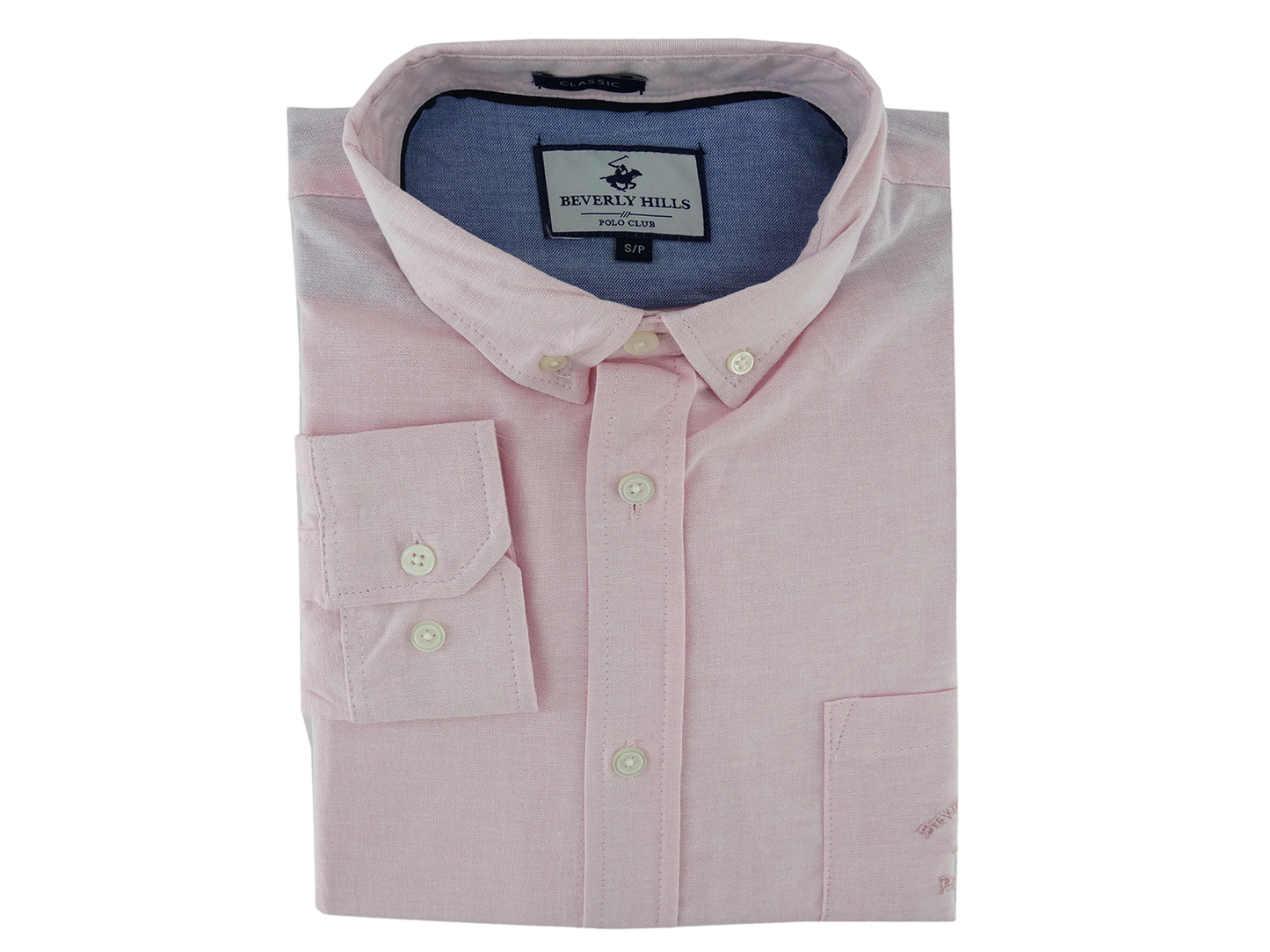 BMS21103, Beverly Hills - Men's L/S Button-down Oxford Shirt (S-XL)
