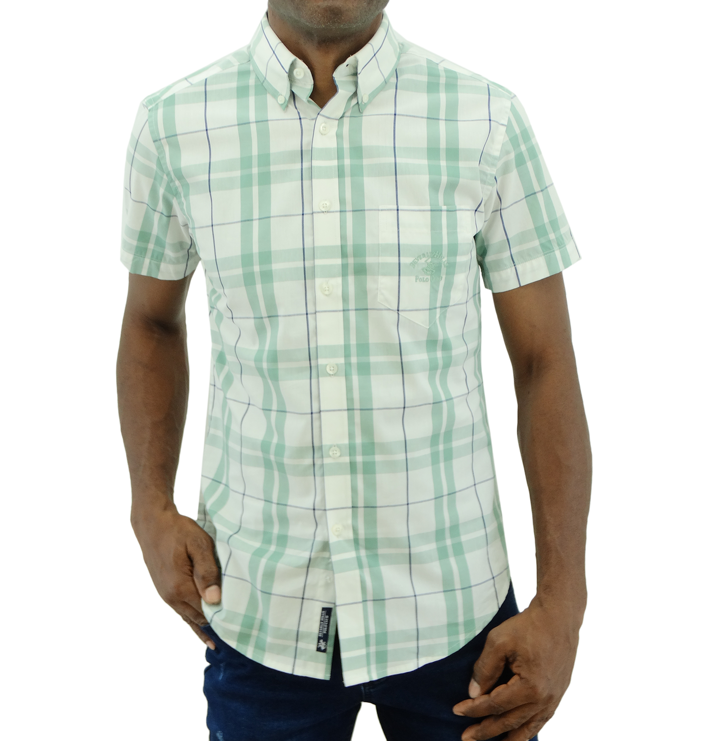 BMS31204, Beverly Hills - Men's Slim Fit Short Sleeve Sport Shirt