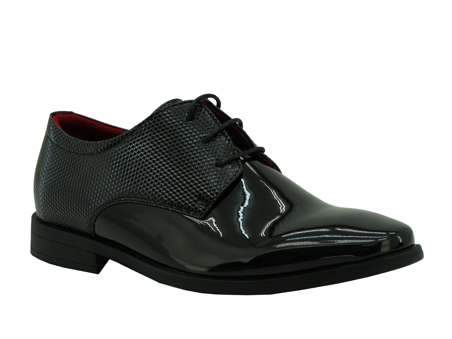 BROOKSP, Tayno - Men's Slip-on Patent Dress Shoes - Black (8-13)
