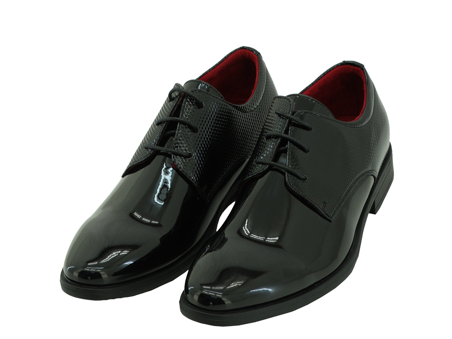 BROOKSP, Tayno - Men's Slip-on Patent Dress Shoes - Black (8-13)