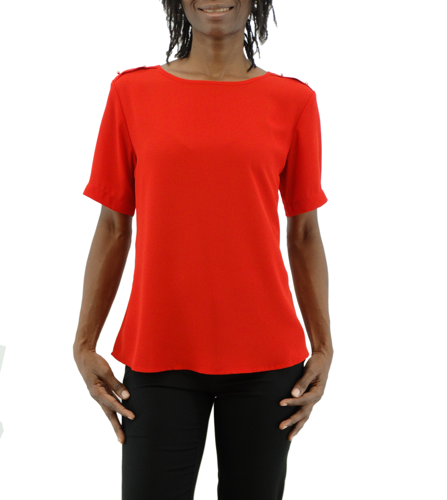 BSD3905, Tip Top - Ladies' S/S Blouse (XS-XL)