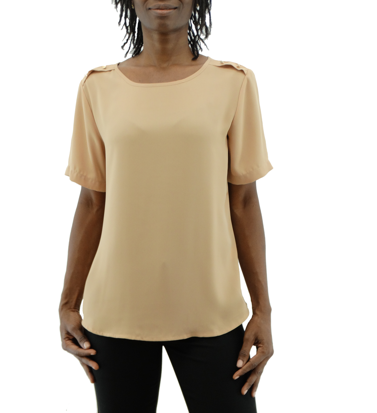 BSD3905, Tip Top - Ladies' S/S Blouse (XS-XL)