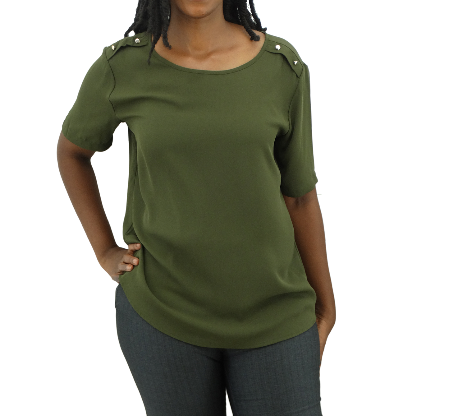 BSD3905, Tip Top - Ladies' S/S Blouse (XS-XL)