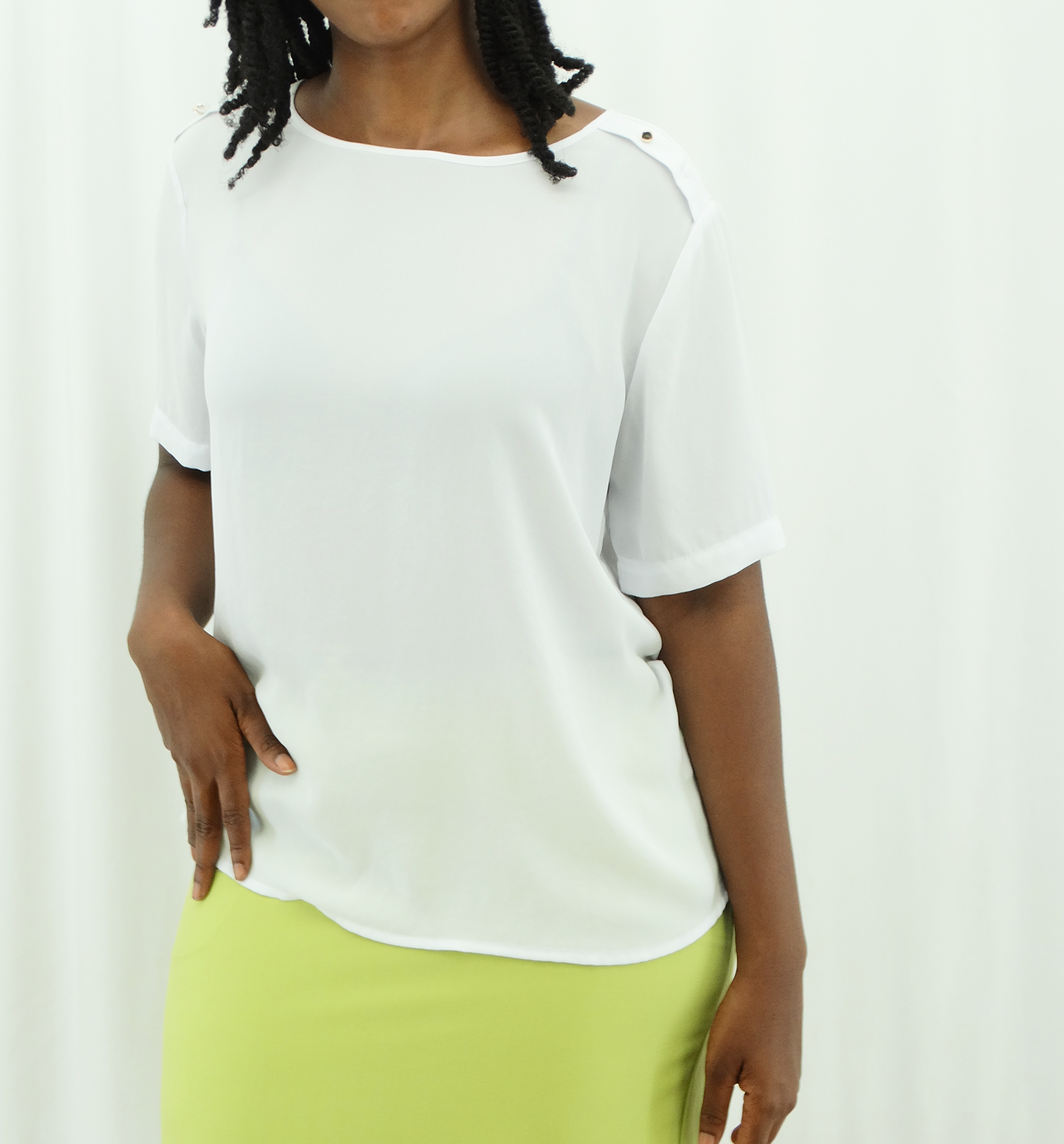 BSD3905, Tip Top - Ladies' S/S Blouse (XS-XL)