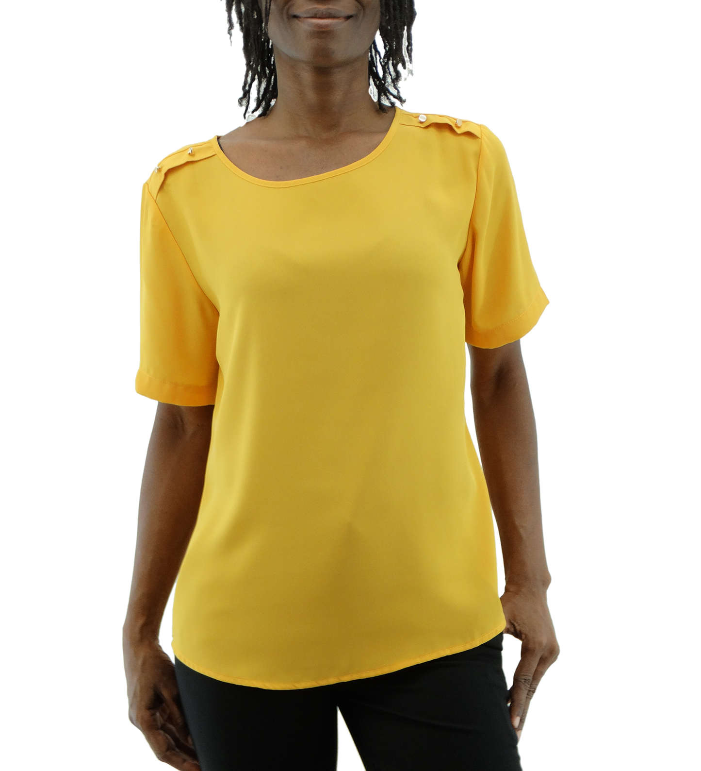BSD3905, Tip Top - Ladies' S/S Blouse (XS-XL)