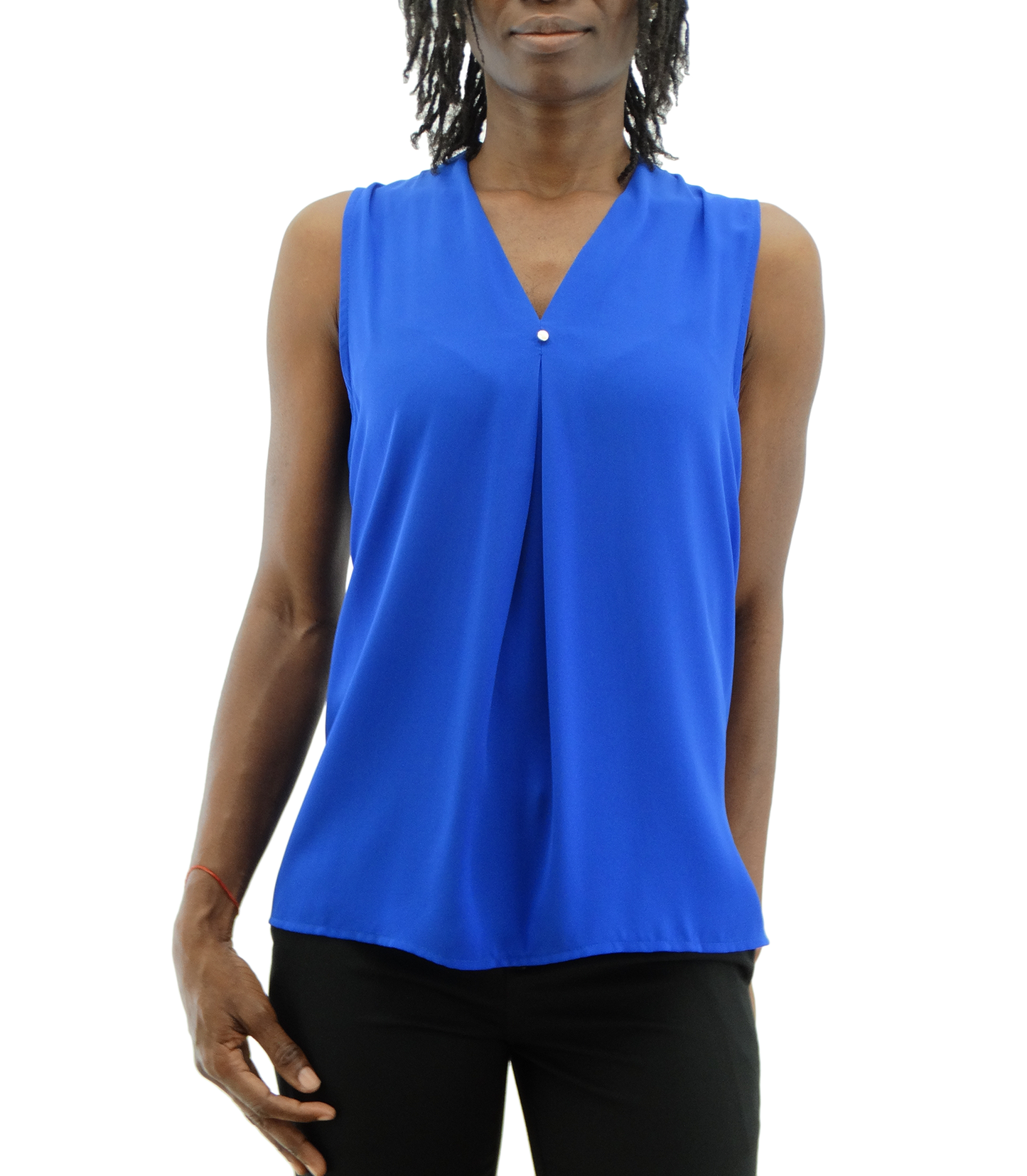 BSD3906, Tip Top - Ladies' S/less Blouse (XS-XL)