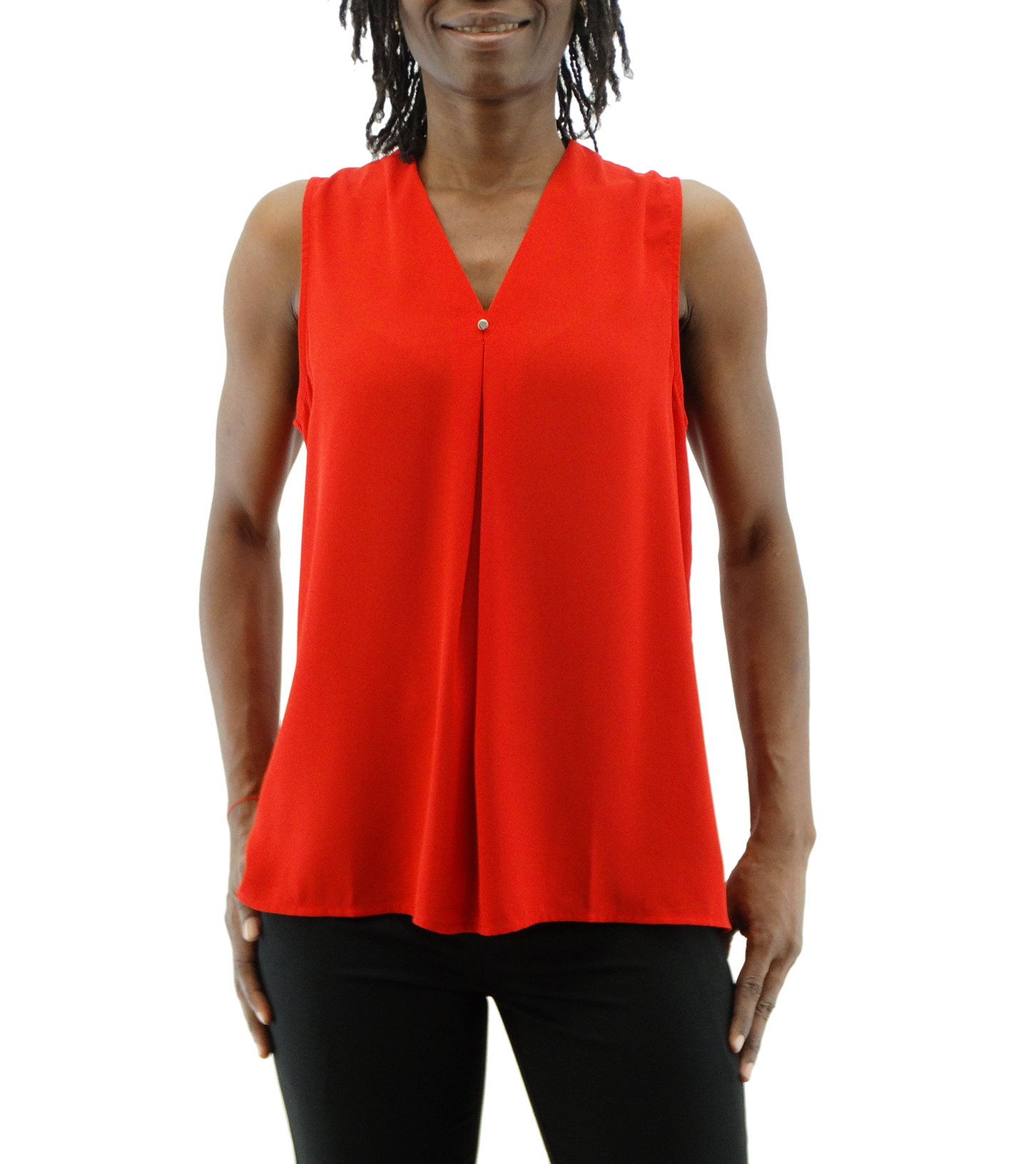 BSD3906, Tip Top - Ladies' S/less Blouse (XS-XL)