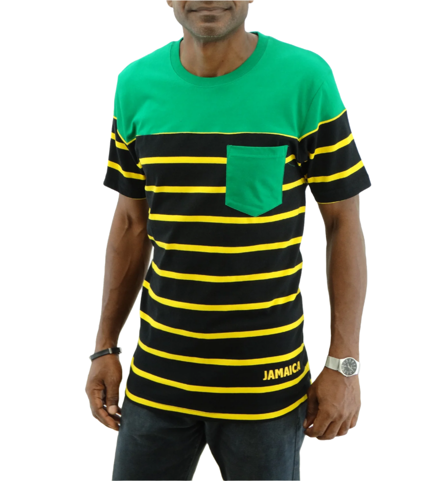 ME-20600, Adult Jamaica Color T-Shirt Asst