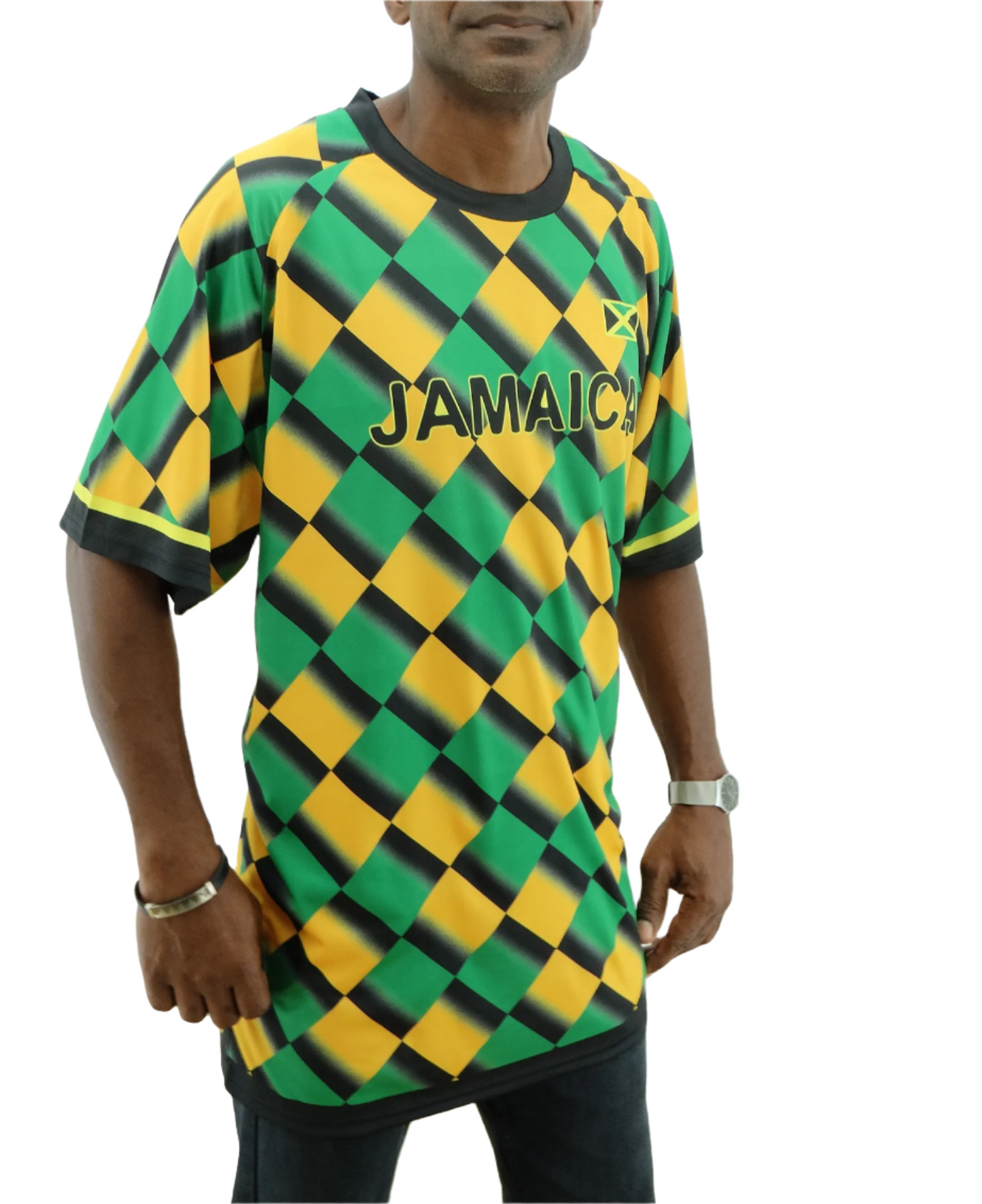 2247-1440, Men's Dry-Fit Flag Jersey Asst  Plus Size
