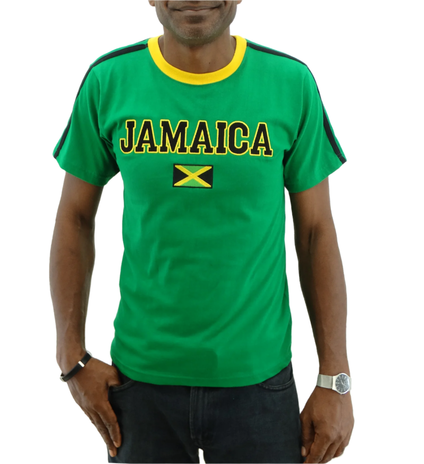 ME1820, Kids Jamaica Colour Emb T.Shirt 18-20