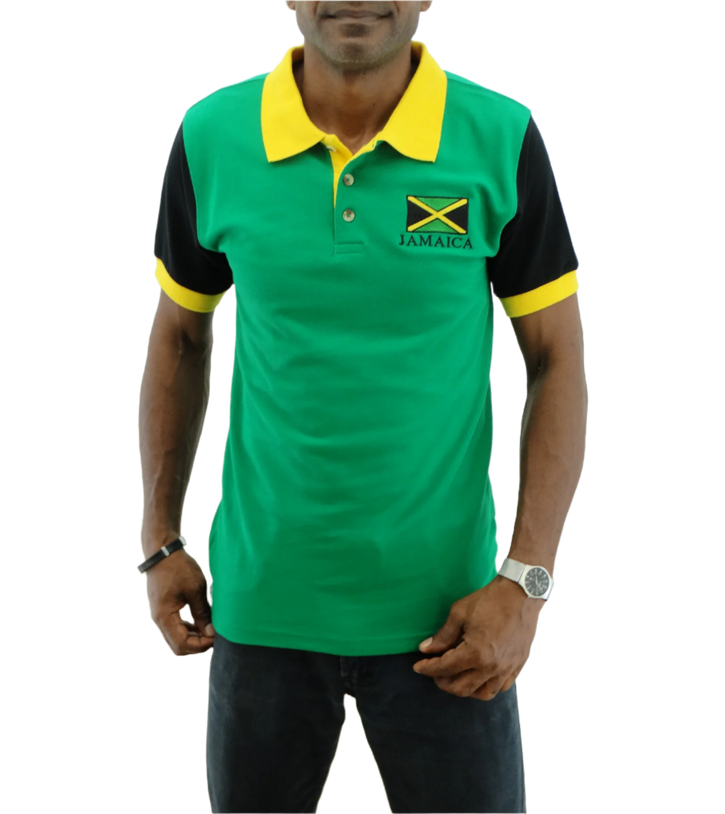 ME28, Men's Jamaica Color Polo T-Shirt
