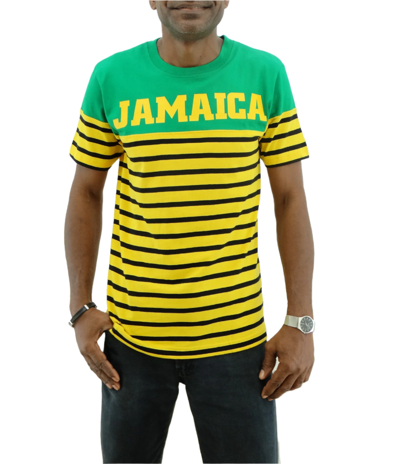 247-20650, Jamaican Colored T-shirt Yellow