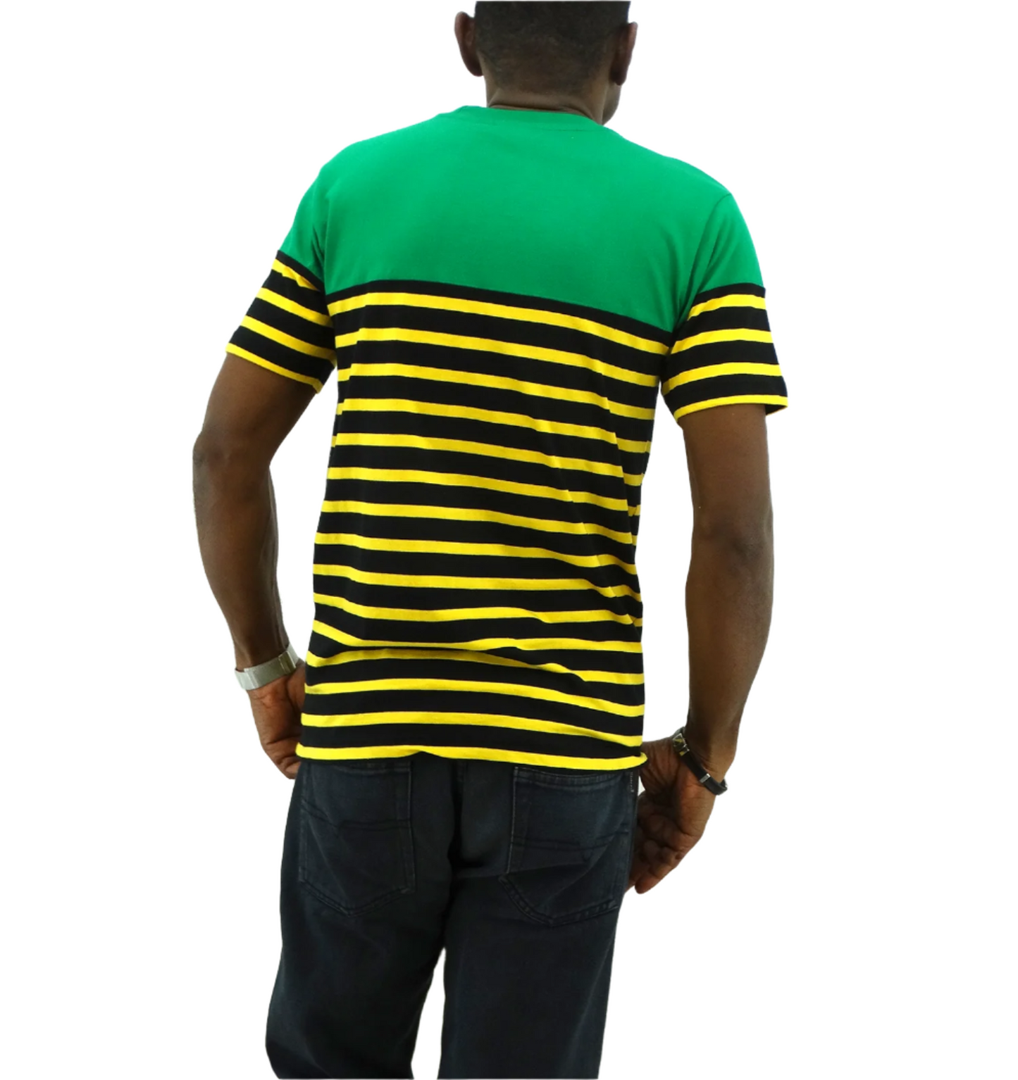 247-20650, Jamaican Colored T-shirt Black