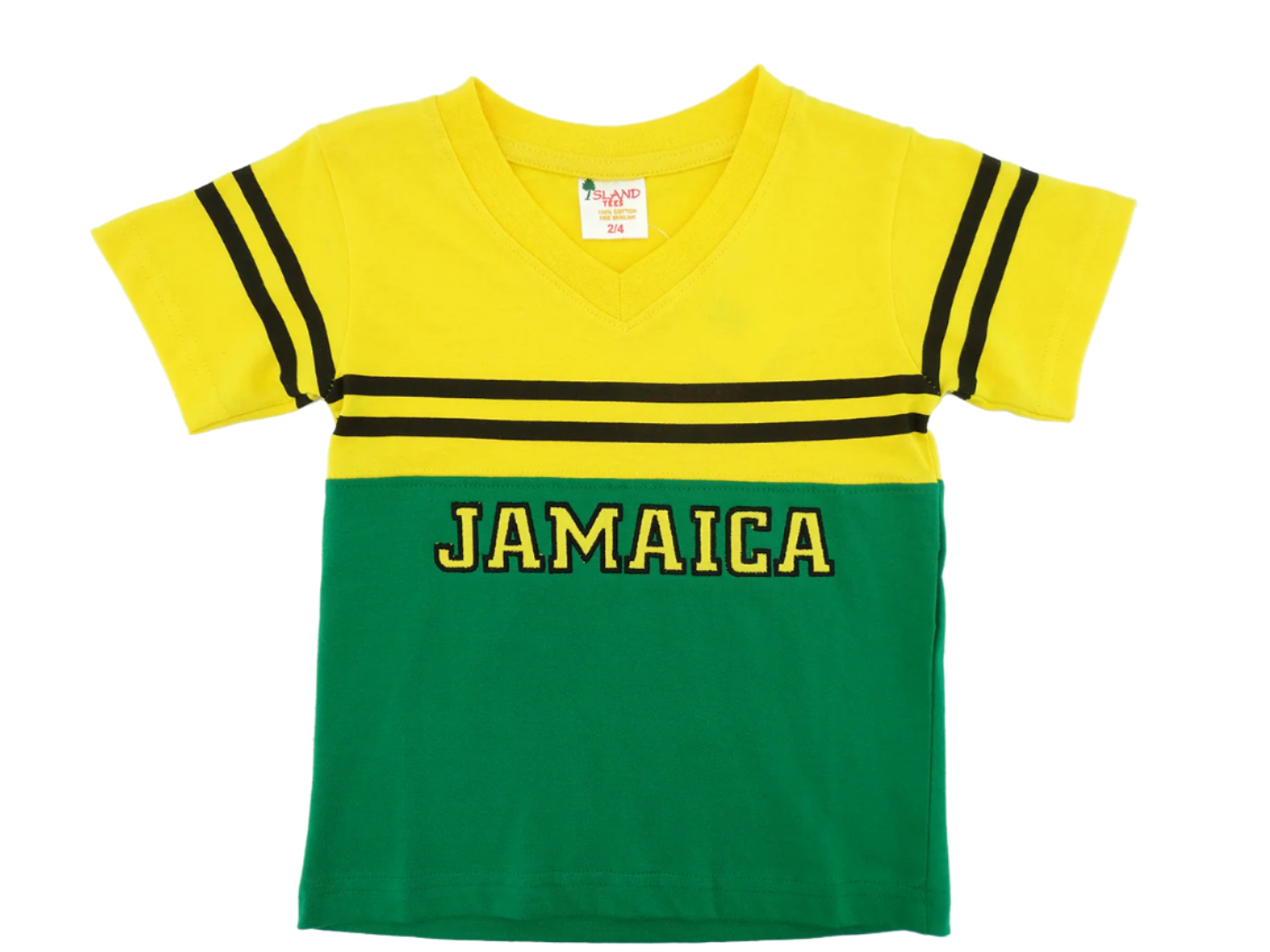 3247-420, Jamaican Embroidery T Shirt (2-20)