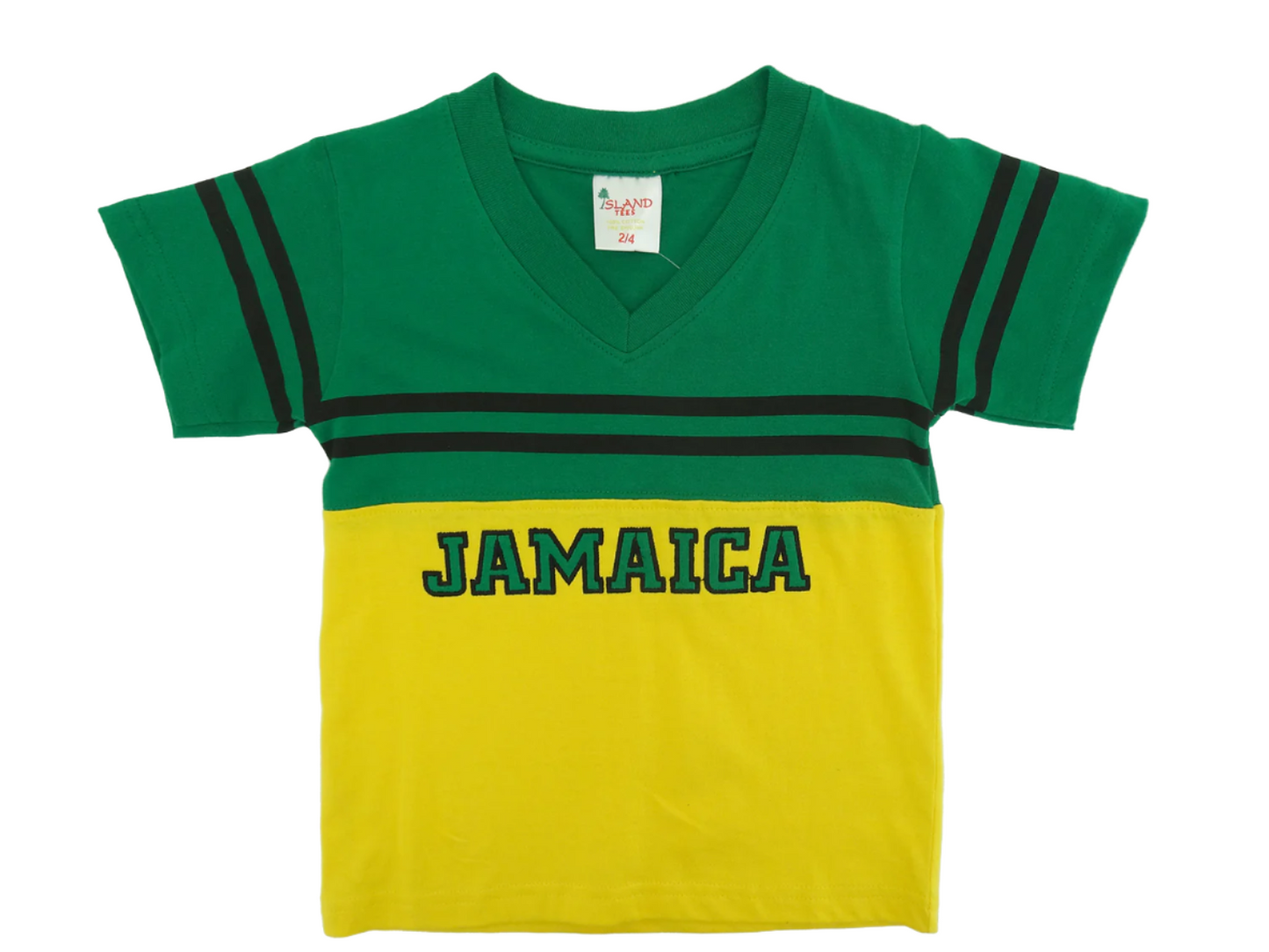 3247-420, Jamaican Embroidery T Shirt (2-20)