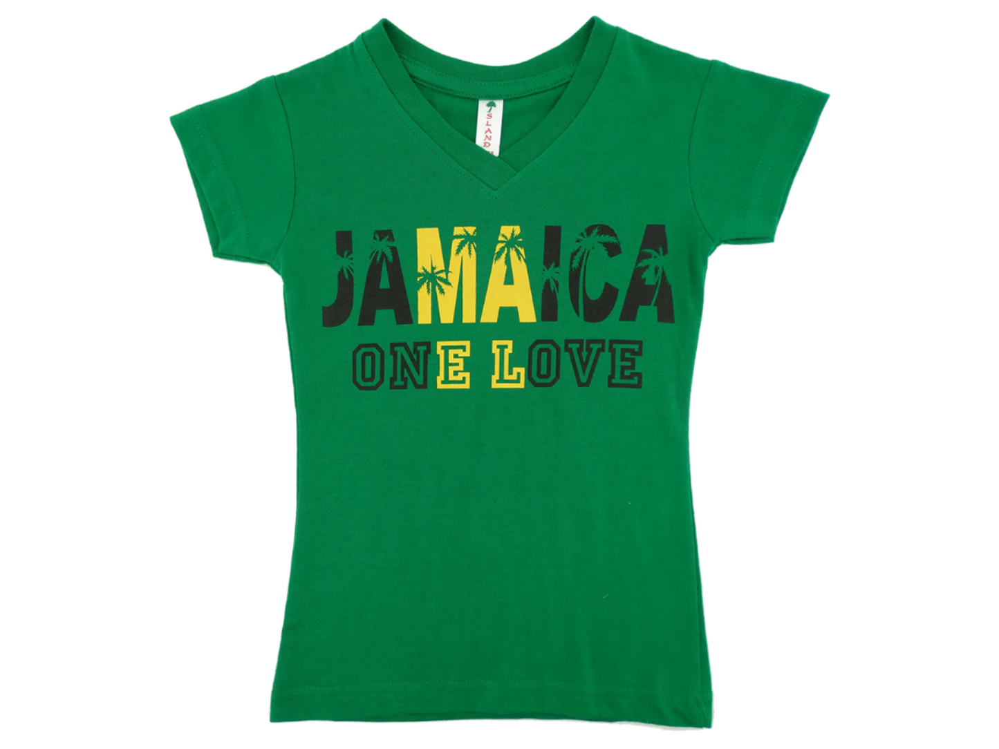 ME21400,   Girls Jamaican Color Blouse Asst