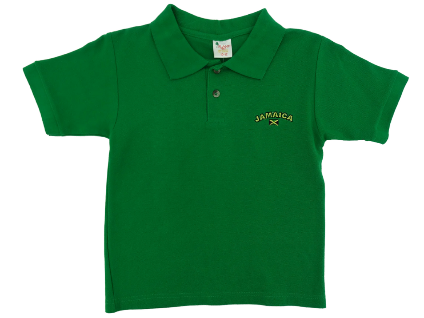 MEKIDPPOLOE, Kids JA Col Plain Polo2-16 Yellow, Green, Black