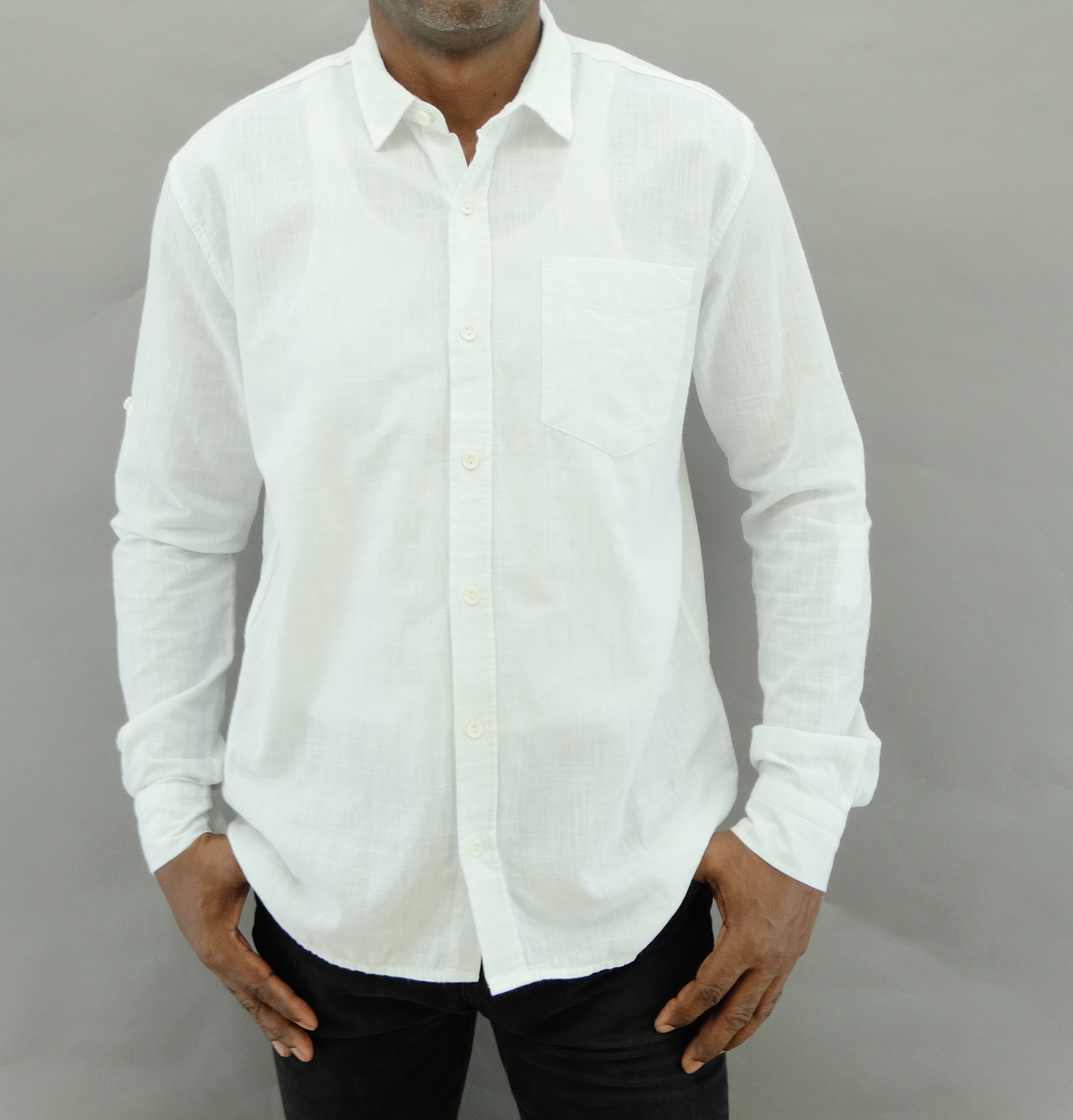EG184201, Twister - Men's Long Sleeve Slim Fit Shirt (S-XXL)