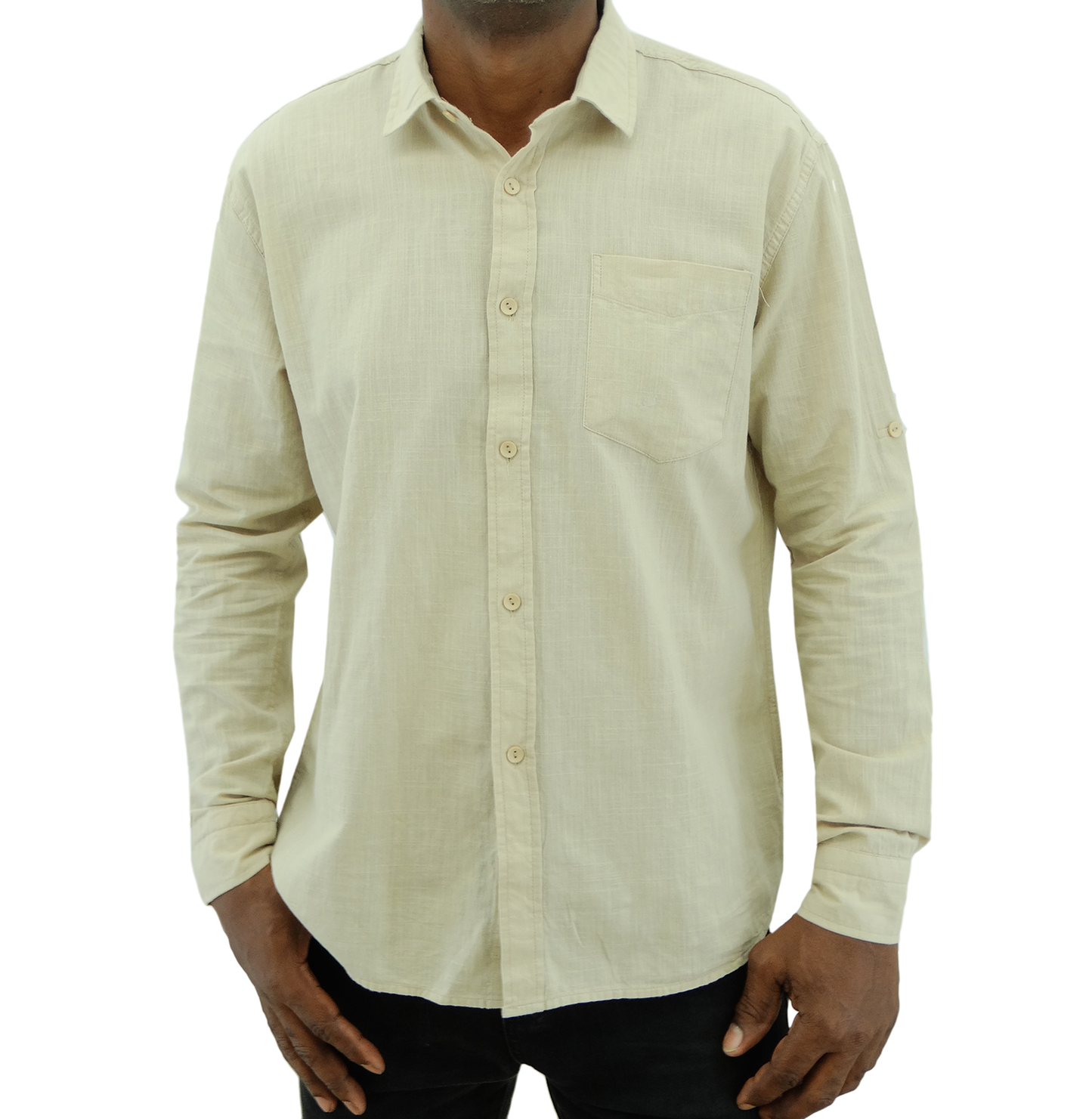 EG184201, Twister - Men's Long Sleeve Slim Fit Shirt (S-XXL)
