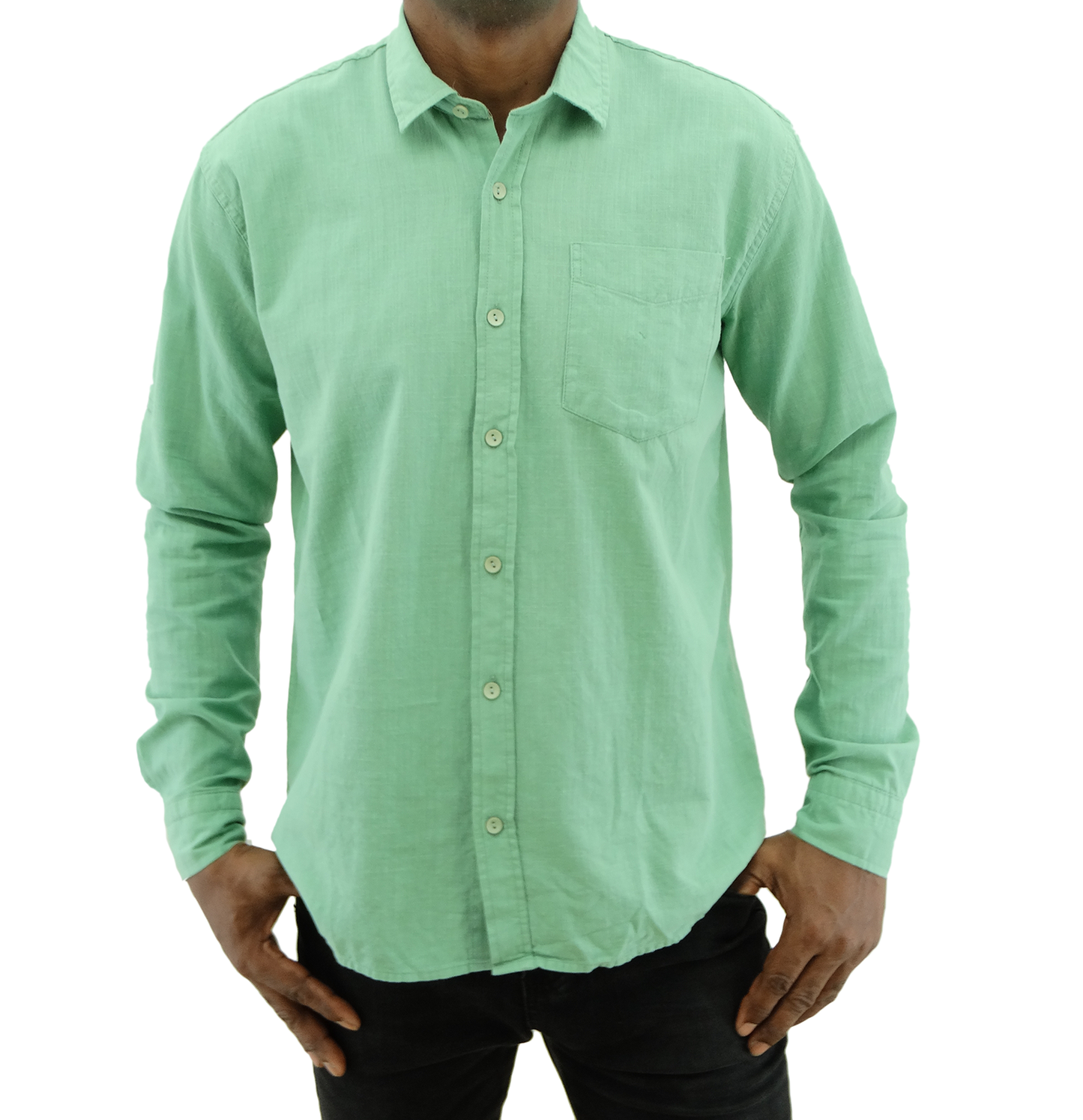 EG184201, Twister - Men's Long Sleeve Slim Fit Shirt (S-XXL)