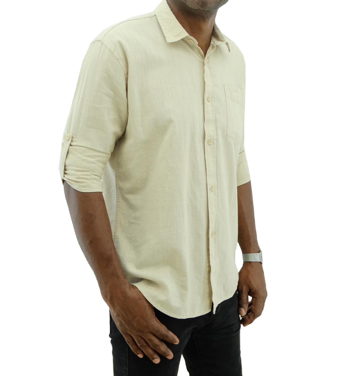 EG184201, Twister - Men's Long Sleeve Slim Fit Shirt (S-XXL)