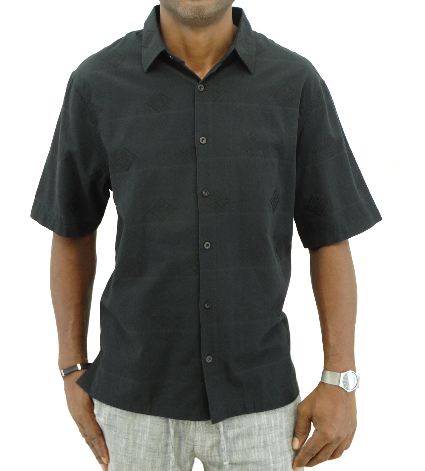 EG1858, Twister - Men's Short Sleeve Relaxed Fit Shirt (S-XL)