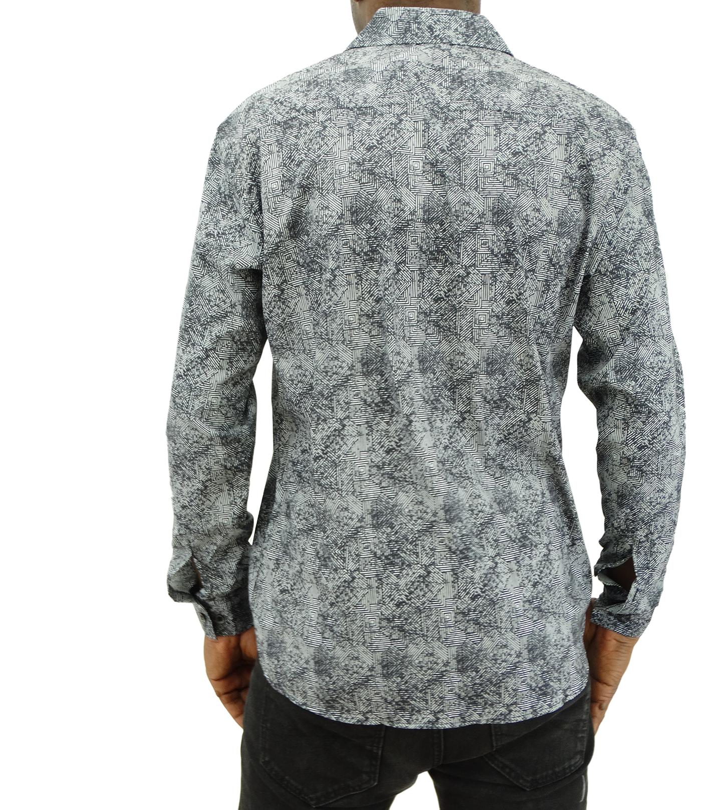 EG1872, Twister - Men's Regular Fit Long Sleeve Shirt (S-XXL)