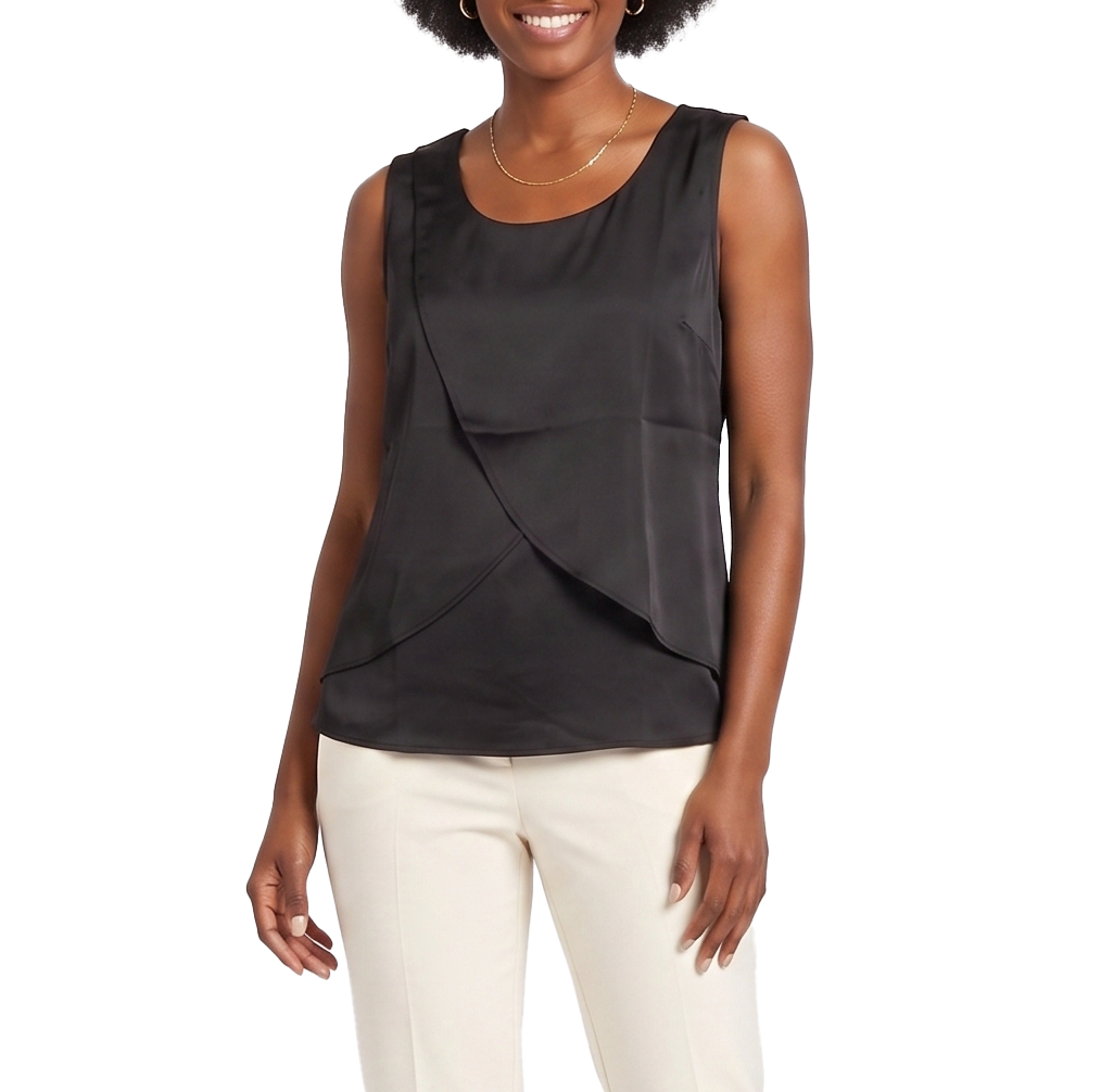 HZL2604, Tip Top - Women's Sleeveless Blouse S-XXL