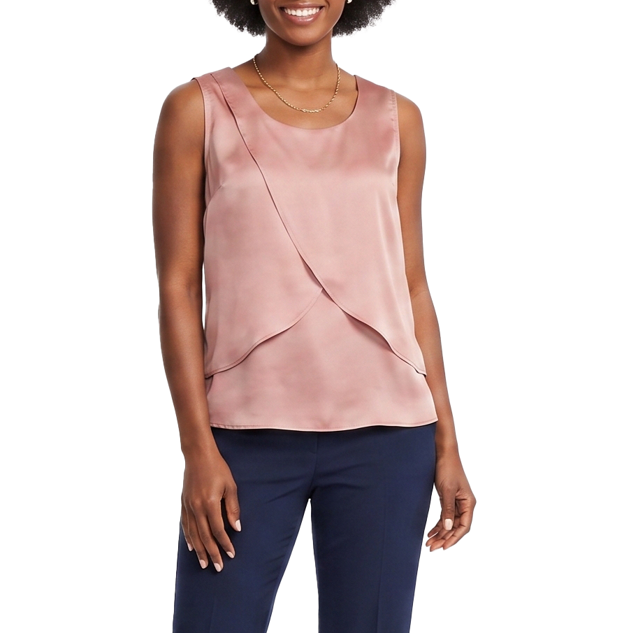 HZL2604, Tip Top - Women's Sleeveless Blouse S-XXL