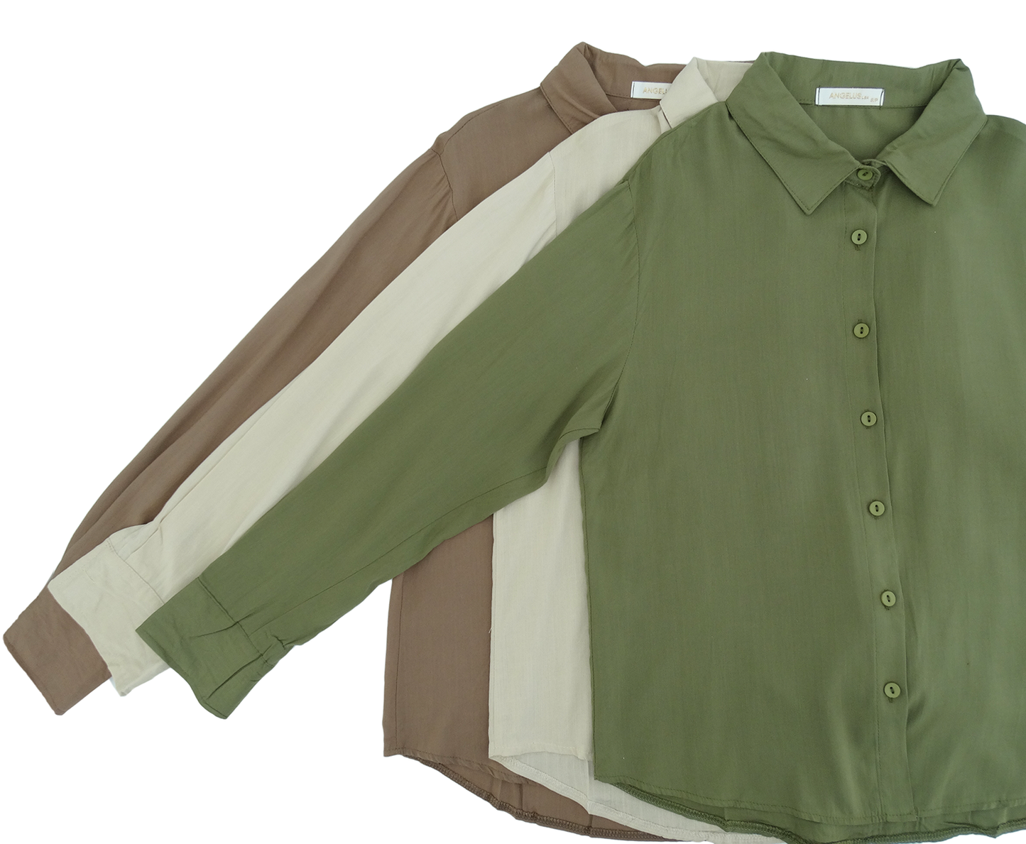 LT235986, Angelus  Ladies  L/Sleeve Shirt Top S-XL