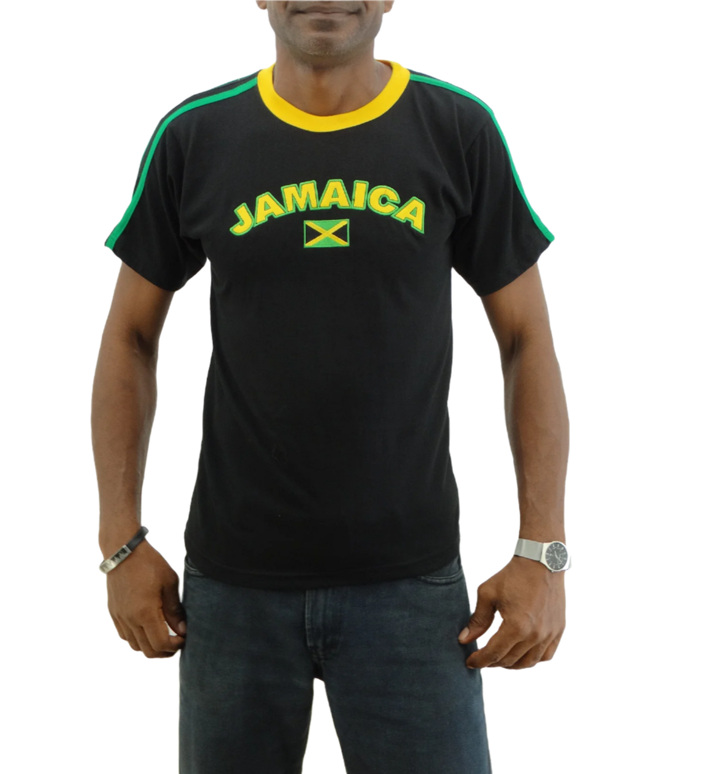 ME1820, Kids Jamaica Colour Emb T.Shirt 18-20