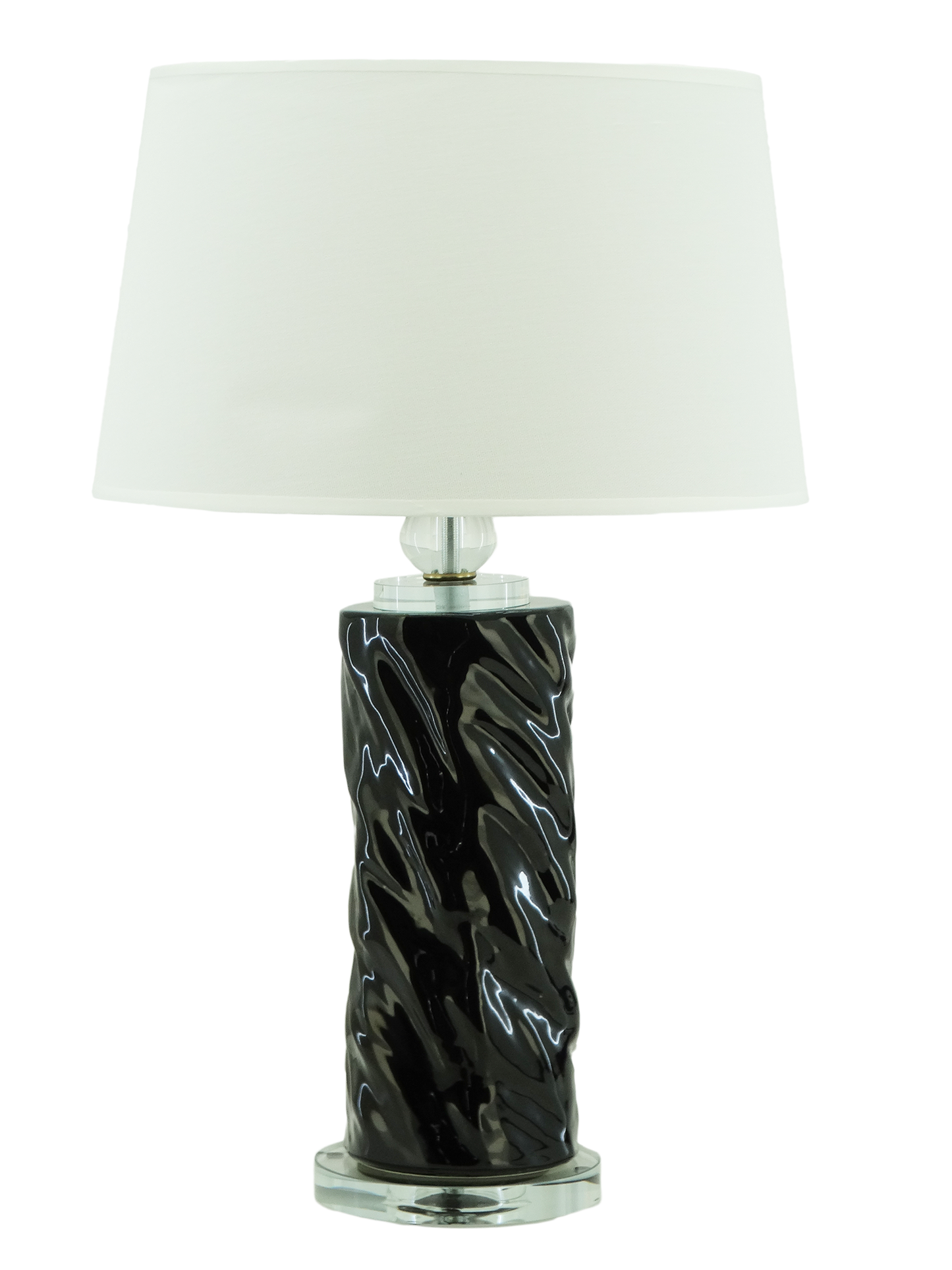 MK2468, Ceramic & Acrylic Table Lamp - 26" (66cm)