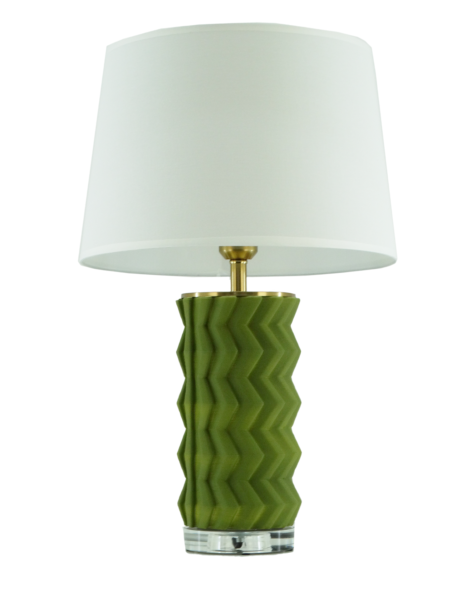 MK24931, 3D Model Ceramic & Acrylic Table Lamp - 22" (56cm)