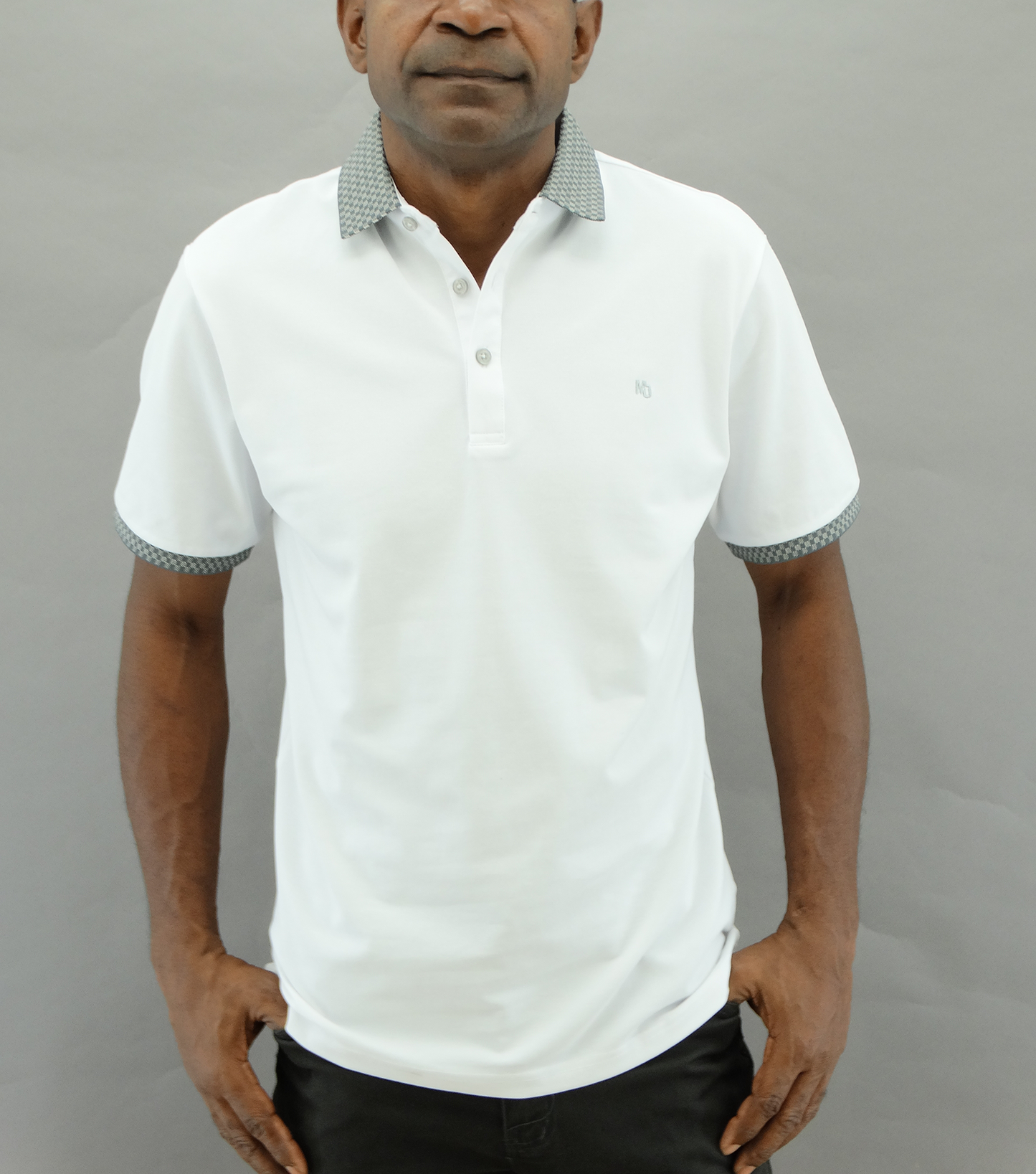 MO10B208, Members Only - Men's Short Sleeve Polo Shirt (S-XL)