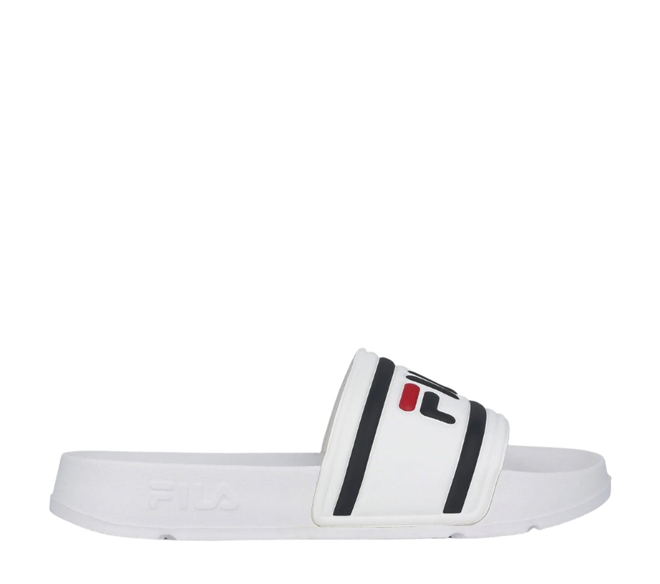 10109301FG, Fila, Morro Bay  Men Slippers - White