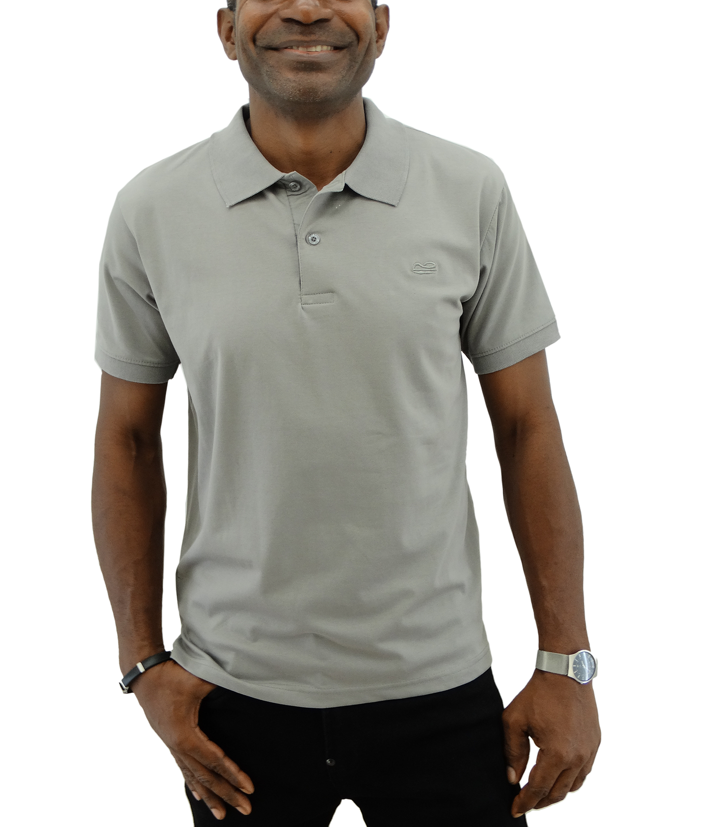 OS6249STEEL, Off Shore - Men's Solid Polo - S-XL Steel
