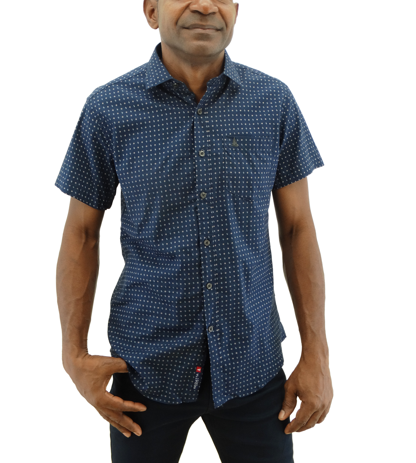 RMS41013, Regatta - Men's Slim Fit Short Sleeve Sport Shirt (S-XL)