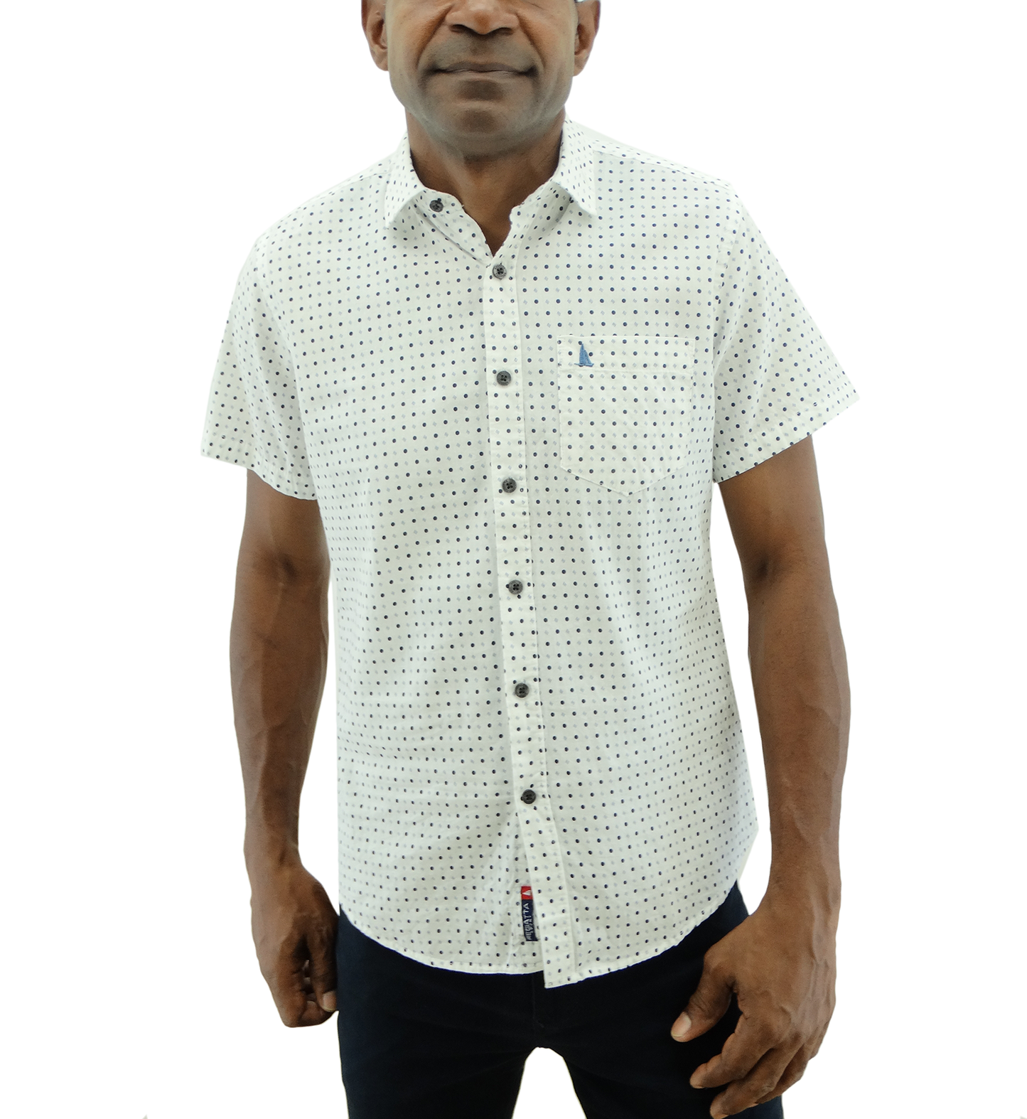 RMS41013, Regatta - Men's Slim Fit Short Sleeve Sport Shirt (S-XL)
