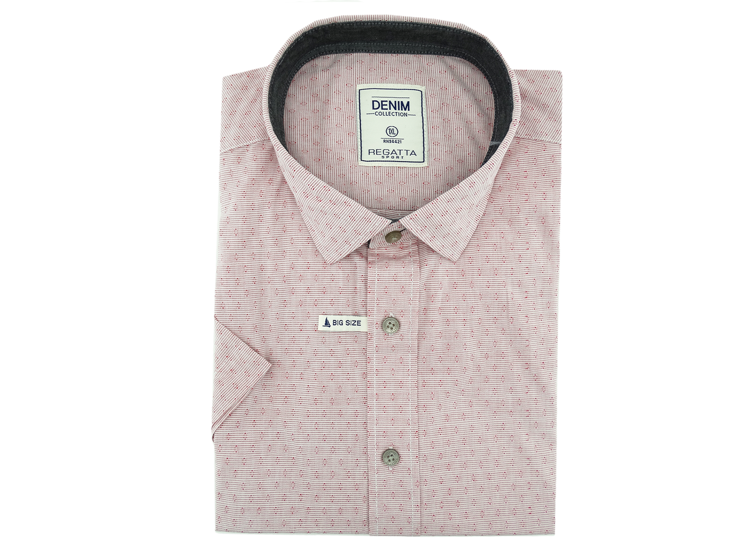 RXS51120, Regatta - Men's Short Sleeve Sport Shirt (Big Size) 1XL -3XL